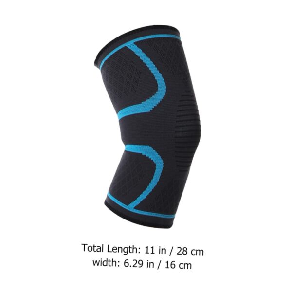 SECFOU 1pc Breathable Knitted Knee Brace for Running Cycling Basketball Non Slip Size Outdoor Fitness Gear