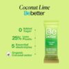 Bebetter Organic Electrolytes Powder Packets | Daily Electrolyte Drink Mix | Organic Coconut Water | No Artificial Flavors | Sugar Free Hydration Packets | Non-GMO | 22 Sticks Pack (Coconut and Lime)