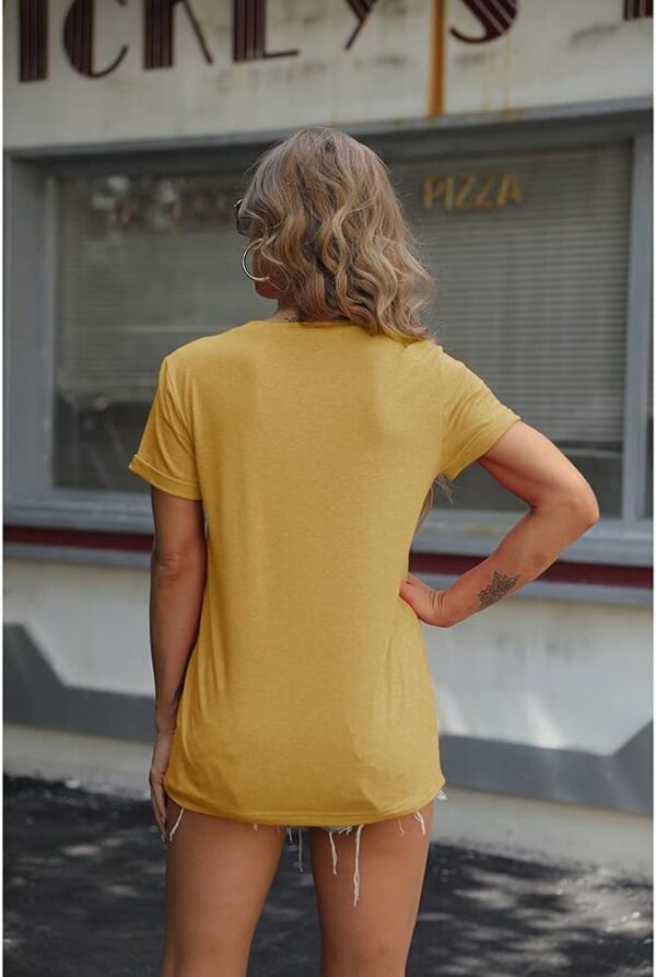 NIUBIA Women's T-Shirt Graphic Tees Love Printed Casual Short Sleeve Tops Summer Loose Fitted Top