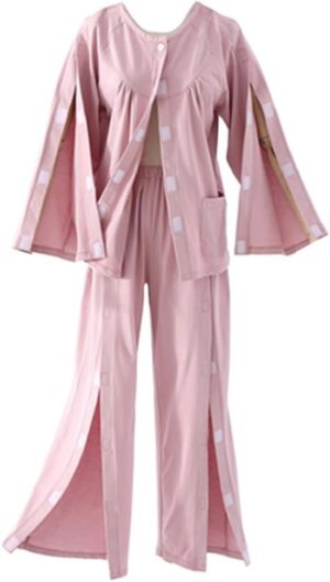 Bedridden Patient Clothing,Cotton Patient Nursing Suit,Tear Away Pants,Incontinence Dialysis