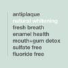 Davids Fluoride Free Whitening & Antiplaque Toothpaste, Natural Peppermint, Mouth & Gum Detox, SLS Free, EWG Verified Clean & Safe Ingredients, 5.25oz, Made in USA