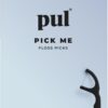 PUL Biodegradable Mint Dental Floss Picks Made from Plants - BPA Free Teeth Flossers for Minty Fresh Oral Care - Shred & Fluoride Free Dental Picks - 200 Count