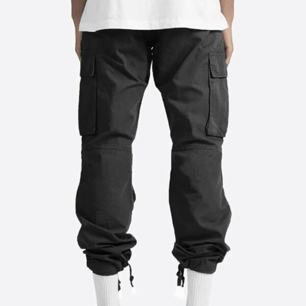 Cargo Pants for Men Casual Multiple Pockets Straight Type Fitness Hiking Pants Jogging Sweatpants Trousers, Medium