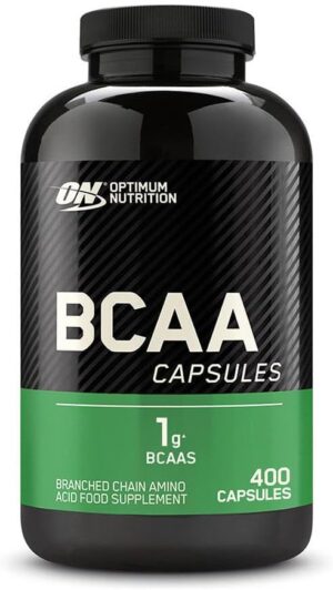 Optimum Nutrition Instantized BCAA Capsules, Keto Friendly Branched Chain Essential Amino Acids, 1000mg, 400 Count