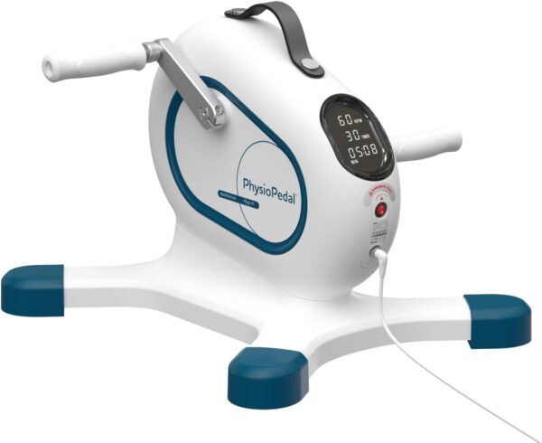 PhysioPedal® Arm & Leg Pedal Exerciser, Dual Mode, 8 Motorized Speeds, 5 Adjustable Resistance Levels, LCD Display, Magnetic Remote, to Enhance Mobility, Recovery, Joint Health