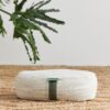 Avocado Organic Yoga Meditation Pillow, GOTS Certified Organic Cotton Cover, Natural Buckwheat Fill