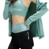 Workout Sets for Women 5 Piece Yoga Exercise Gym Outfits Sport Running Athletic Clothing Set Tracksuits Activewear