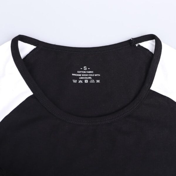 Mens Muscle Cut Raglan T Shirts with 3/4 Sleeve Fitness Workout Tops