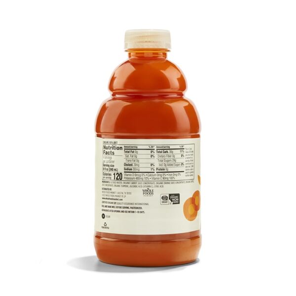 365 by Whole Foods Market, Juice Carrot Orange Turmeric Organic, 32 Fl Oz