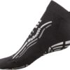 Technical Non-Slip Gym Socks for Fitness Pilates Yoga Classic Wellness Black Silver