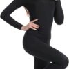 Women's Athletic Compression Long Sleeve Workout Tops Quick Dry Gym Running Yoga Shirts