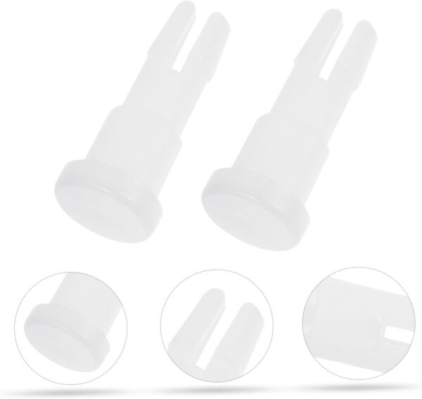 HEALLILY 1 Pair Glasses Equipment Accessories Head Magnifier Holder Monitor Chain Tape Chin Optometrist Wearable Eyeglass Supplies Solution Gadgets LED Paper Optical Pins Plastic White