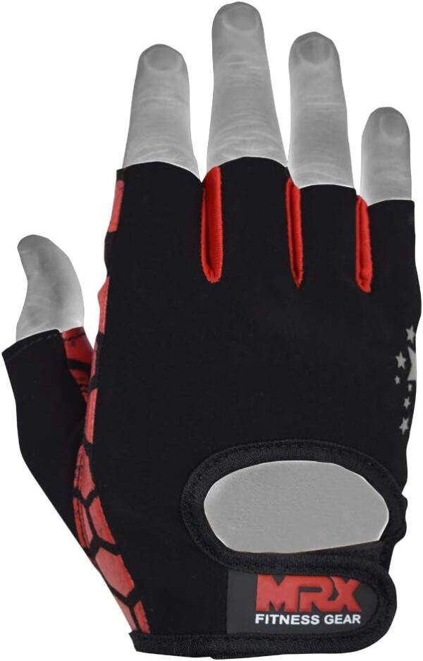 MRX Ladies Weight Lifting Gloves Women Fitness Training Exercise Glove Anti Slip Padded Shock-Absorbing Extra Grip Crossfit Multi Colors