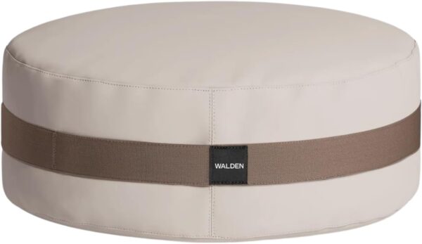 Walden Original Round Meditation Cushion Comfortable Traditional Meditation Floor Pillow for Zen Practice | Premium Cushion Seating Buckwheat Filling & Memory Foam Home Decor Meditation (Clay)