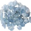 Apengshi 0.97 lb（440g) Natural Celestite About 0.59-1.18in Healing Crystal Tumbled Rough Stone Chakra Raw Stone Meditation Reiki Collection