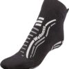 Technical Non-Slip Gym Socks for Fitness Pilates Yoga Classic Wellness Black Silver
