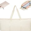 sportsnew Large Yoga Mat Bag with Shoes Compartment and Wet Pocket Ladies Pilates Gym Tote Bag with Yoga Mat Holder Strap for Women Men Workout Carrier Stuff Accessories