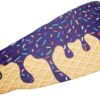 Ice Cream Headband/Sweatband. Best for Sports, Fitness, Working Out, Yoga. Tapered Design. Reversible.