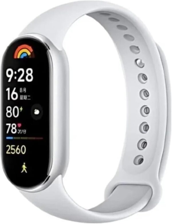 Xiaomi Smart Band 9 Global Version (2024) 1.62" Amoled Display | 233 mAh Battery | up to 21 Days of Battery Life | Over 150 Workout Modes | BT 5.4 | 50M Water Resistant - Glacier Silver