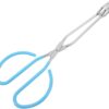 2pcs Wipe Aid Toilet Bowl Toilet Paper Toilet Tissue Tool Butt Wiper Toileting Aid Toilet Tool Self Wipe Tong Long Tongs Toilet Aid Bathroom Supplies Blue Stainless Steel