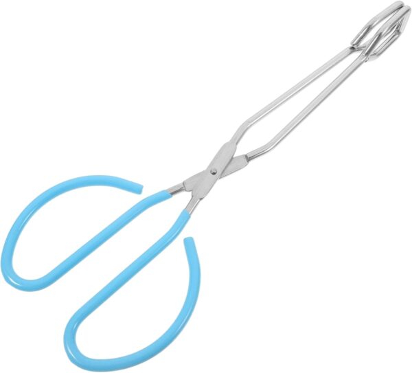 2pcs Wipe Aid Toilet Bowl Toilet Paper Toilet Tissue Tool Butt Wiper Toileting Aid Toilet Tool Self Wipe Tong Long Tongs Toilet Aid Bathroom Supplies Blue Stainless Steel