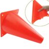 7 Inch Plastic Traffic Cones Sport Training Agility Marker Cone for Soccer, Skating, Football, Basketball, Indoor and Outdoor Games