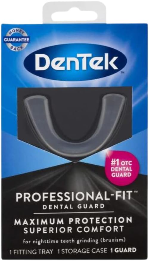DenTek Professional-Fit Dental Guard for Nighttime Teeth Grinding, 1 Count, (Pack of 3)