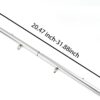 Spreader Bar Heavy Duty Stainless Steel Expandable Black Bar Home Gym with 4pcs Furry Purple Adjustable Strap,Sports Aid Training Fitness Gear Pilates Aid Kit,Yoga Set
