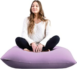 Yogibo Mini Small Bean Bag Lounger Chair for Kids, Teens and Adults with Filling, Soft, Plush, Comfy, Sensory Lounge Beanbag, Washable Cover, Lavender