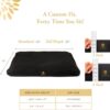 Organic Meditation Mat Zabuton/Floor Pillow - 3 & 4 Inch Thickness Options - Prevents Knees & Legs Pain