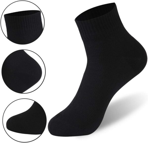 RANDY SUN Waterproof Socks, Unisex Cycling/Hunting/Fishing/Running Ankle Socks 1&2 Pair