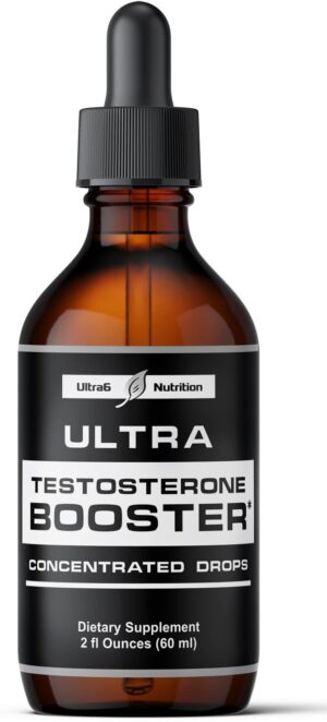 Testosterone Booster for Men - Mens and Women Health Supplements - Supplement with Tongkat Ali + Tribulus Terrestris for Male Enhancement - Supports Muscle Recovery & Energy Boost