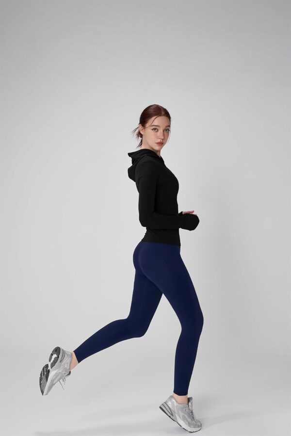 altiland UPF 50+ Buttery Soft Long Sleeve Shirts for Women, Workout Running Athletic Outdoor Tops with Hood and Thumb Holes