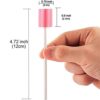 100PCS Disposable Mouth Swabs Sponge - Unflavored, Sterile Oral Swabs Dental Swabsticks for Mouth Cleaning