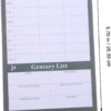 Weekly Meal Planner Notebook Tearable Household Diet Journal for Food Lists & Grocery Planning 1 Book of Calendar for Meal Prep & Healthy Eating