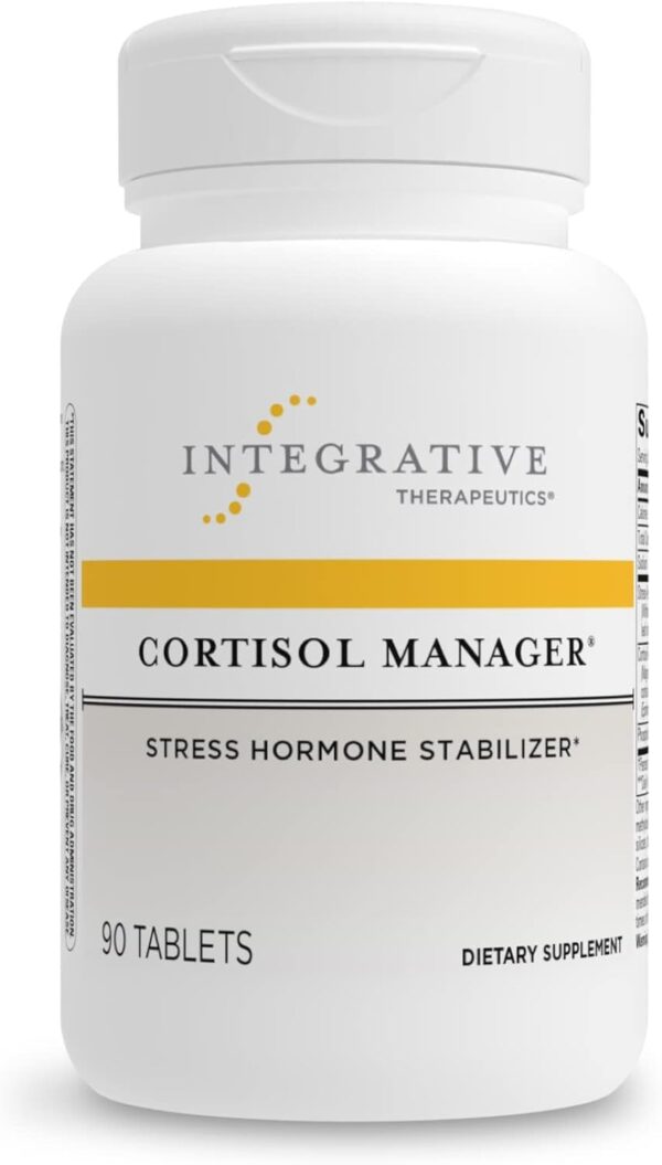 Integrative Therapeutics - Cortisol Manager - Supplement with Ashwagandha and L-Theanine - Supports Relaxation & Calm* - 90 Tablets