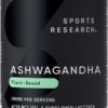 Sports Research® Ashwagandha Softgels with Coconut MCT Oil - Natural Ayurvedic Adaptogen Made with Shoden® Ashwa for Relaxation, Calm & Sleep Support - Gluten Free & Vegan Friendly - 120 Count