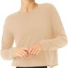 Bestisun Long Sleeve Workout Shirts Yoga Dance Tops Open Back Athletic Clothes for Women