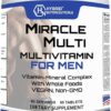 Performance Blend, Best Multivitamin for Men, Vitamin and Mineral Supplement with Probiotics, Superfood Enzyme Blend for Optimized Heart, Prostate, Stamina, Energy, Non-GMO, 60 Day Supply