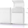 Portable Dental Floss Picks Case 2 Box，52 Count Flosser a Box – Travel Dental Hygiene Kit with Floss Stick and Toothpick Cases -White，Mint Flavored, Twin Line Design.