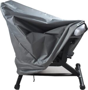 Mini Lustrous Exercise Bike Cover, Indoor Cycling Bike Stationary Cover Fitness Bikes for Home Gym Workout Bike Training Bike Outdoor Cover, Gray