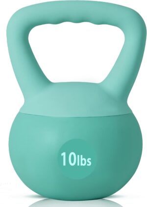 SogesPower Soft Kettlebells,Iron Sand Filled Weights Strength Training Kettlebells,Shock-Proof Weights and Wide-Grip Handle,Fitness Soft Kettlebells for Women Men Children,Home Gym Kettlebells