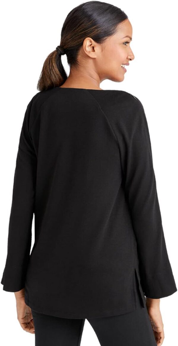 Care+Wear Arm Access Dialysis Shirts for Women – PICC Line Access Shirt with Two-Way Zipper for Easy Access