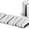 Fitness Pack of 4 Pilates Accessories: 1 Weights 2 Wristbands 2 Dumbbells 2 Dumbbells 2 Sliding Discs 1 Steel Elastic Band in White Silicone