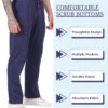 MIKAL Bottom Scrub for Men, Regular Fit with 7 Pockets, Super Soft Cotton Premium Knitted Medical/Health Care Uniform