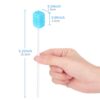 (100 Pack) Disposable Mouth Swabs Sponge - Unflavored & Sterile Oral Swabs Dental Swabsticks for Mouth Cleaning(Contains tooth powder)