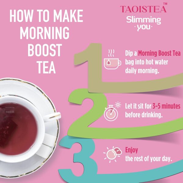 TAOISTEA Detox Tea 14 Day Herbal Tea, Detox Cleanse for Weight Loss, Colon Cleanse and Digestive Health- 1 Morning Boost Tea (14 Bags) & 1 Night Cleanse Tea (7 Bags)