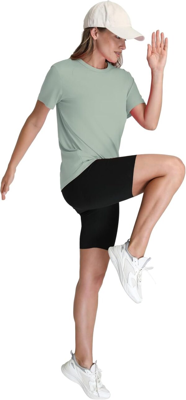 OFEEFAN Workout Tops for Women UPF 50+ Breathable Quick Dry Loose Fit T Shirt Outdoor Yoga Running Hiking Gym Tee Top