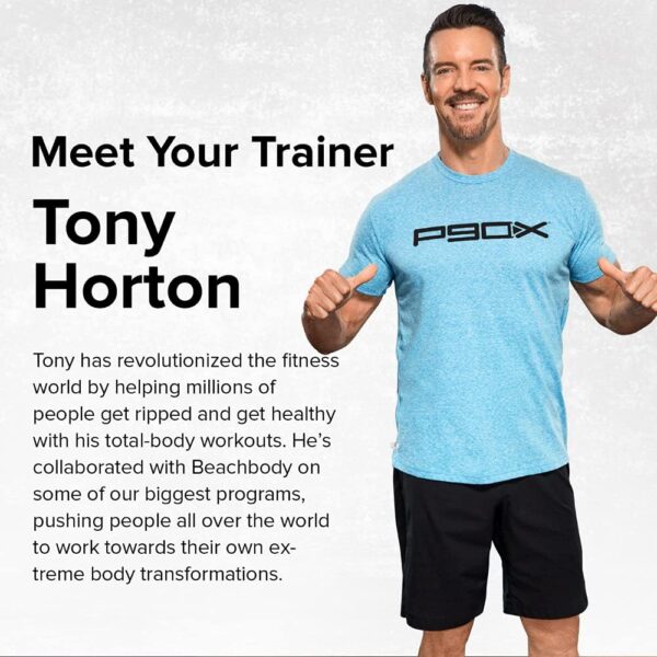 P90X DVD Workout Base Kit, Home Gym Bodyweight Exercise Program, No Workout Equipment Needed, Nutrition Guide Included, 12 Fitness DVDs