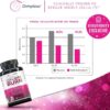 Multi Collagen Burn: Multi-Type Hydrolyzed Protein Peptides with Hyaluronic Acid, Vitamin C, SOD B Dimpless, Types I, II, III, V and X, Caffeine-Free (Unflavored Capsules)